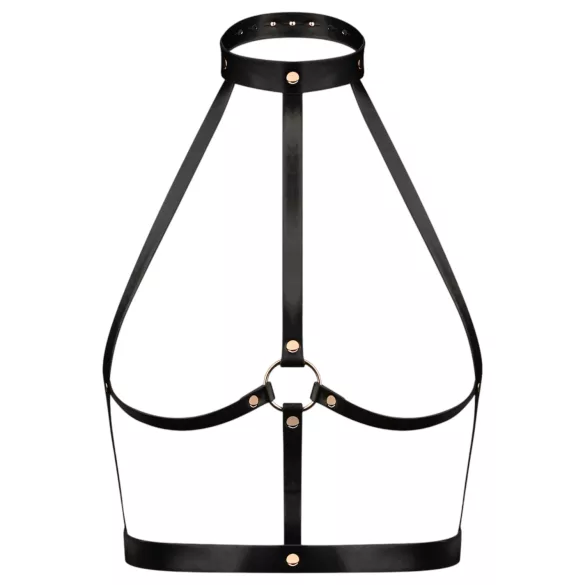 Rosy Gold Body Harness (Black-Rose Gold)