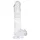 EasyToys - Transparent Testicle Dildo - 13.5cm