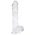 EasyToys - Transparent Testicle Dildo - 13.5cm