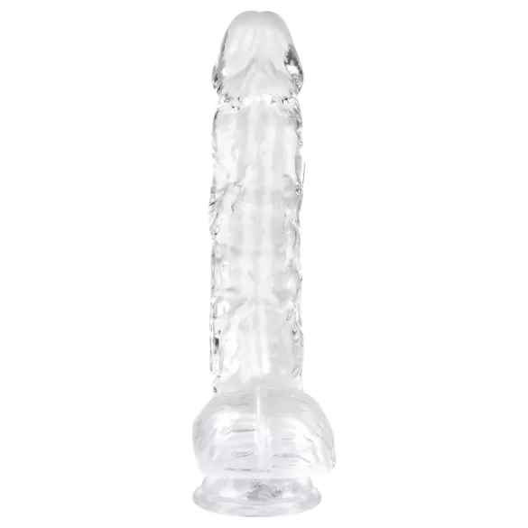 EasyToys - Transparent Testicle Dildo - 13.5cm