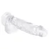 EasyToys - Transparent Testicle Dildo - 13.5cm