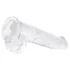 EasyToys - Transparent Testicle Dildo - 13.5cm