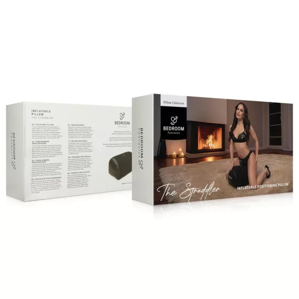 Bedroom Fantasies - Inflatable Pillow with Vibrator Holder (Black)