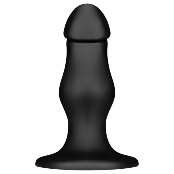 BUTTR FIM-92 - suction cup anal dildo (black)