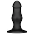 BUTTR FIM-92 - suction cup anal dildo (black)