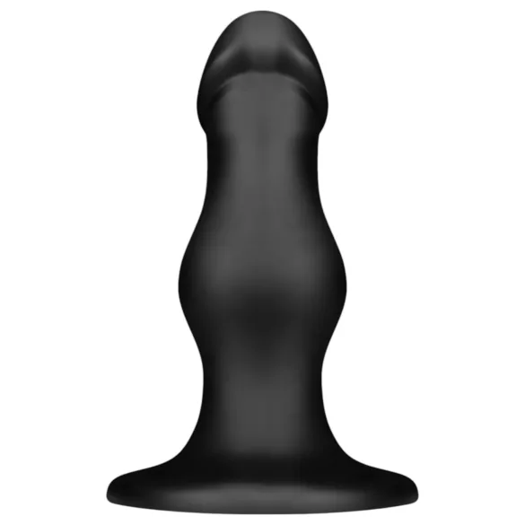 BUTTR FIM-92 - suction cup anal dildo (black)