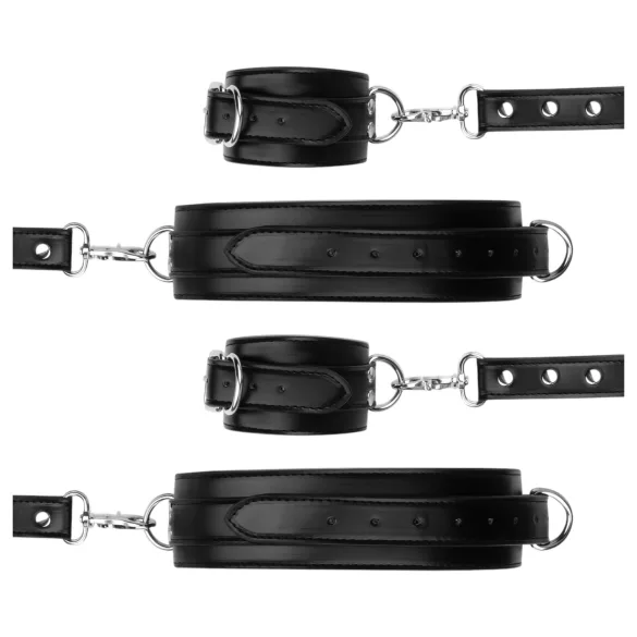 Bedroom Fantasies - Wrist and Thigh Cuffs (Black)