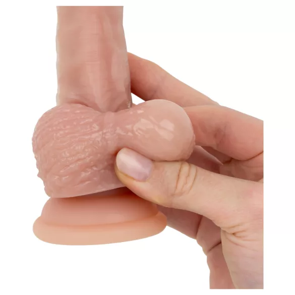 Real Fantasy Declan - lifelike dildo with foreskin (flesh-coloured) - 18 cm