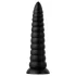 BUTTR Caterpillar - giant anal plug (black) - 29 cm