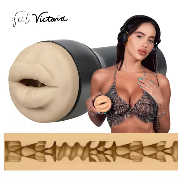 Kiiroo Victoria June - masturbator mouth - PowerBlow compatible (natural)