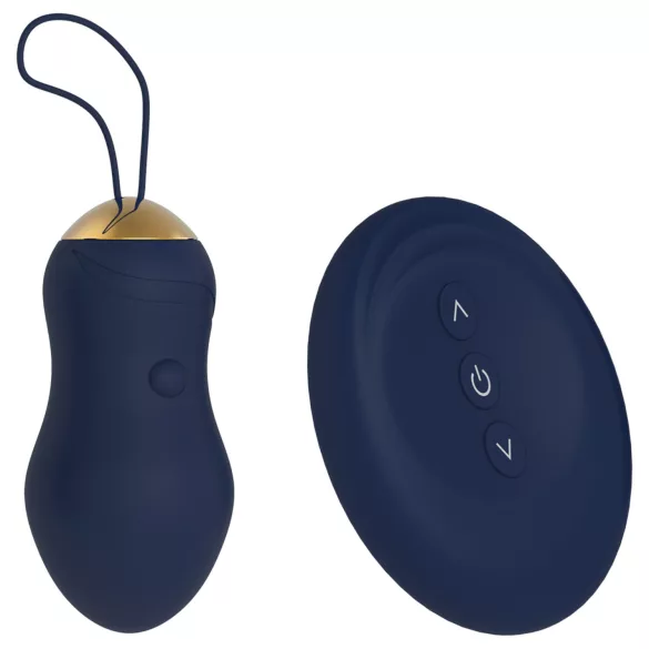 Goddess - wearable vibrating egg with remote control (dark blue)
