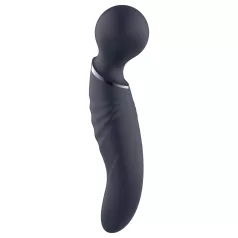 Glam - double-ended wand vibrator (dark grey)