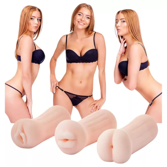 The Girl Next Door Tina - Realistic Pleasure Set (Natural)
