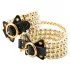 Allure - Black Beaded Ankle Cuff
