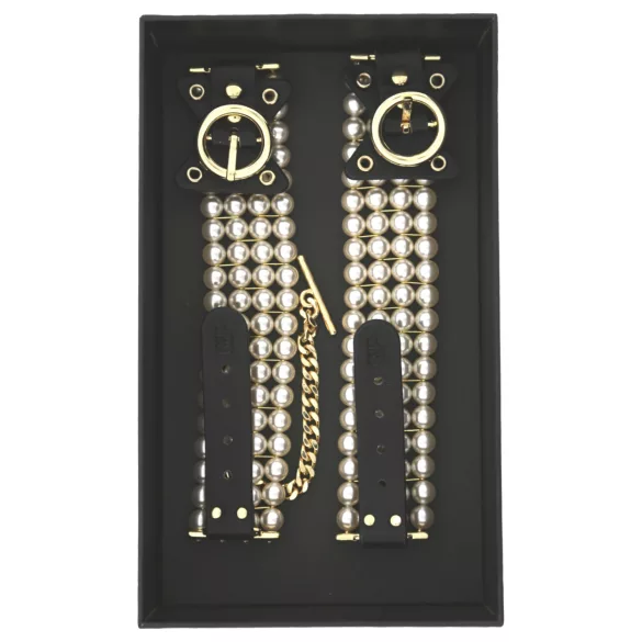 Allure - Black Beaded Ankle Cuff