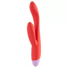   Dreamtoys Love Signal - Red G-Spot Vibrator with Clit Stimulator