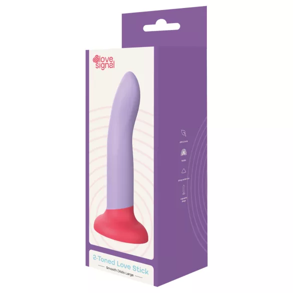 Dreamtoys Love Signal - two-tone silicone dildo large (purple)