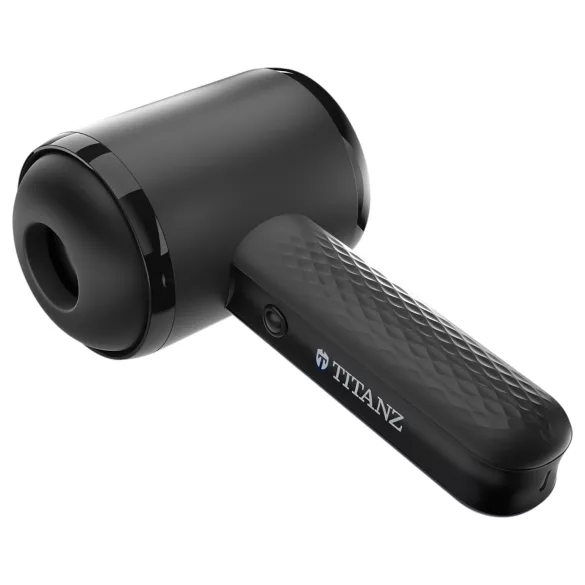 Titanz Thrusting Blow Gun - automatic masturbator (black)
