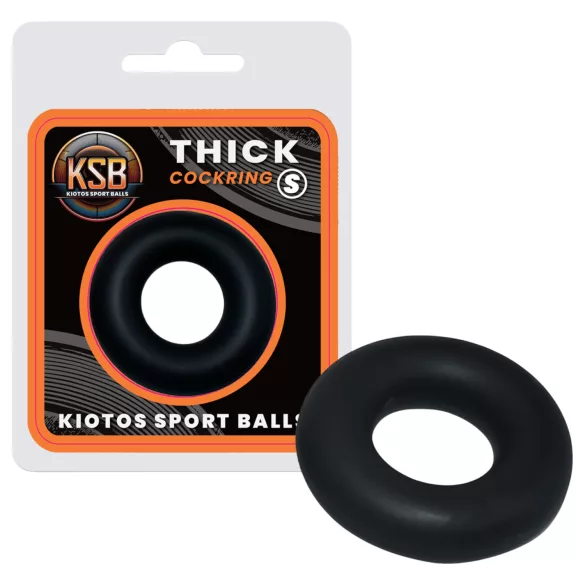 Kiotos - thick silicone penis ring S (black)