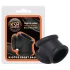 Kiotos - silicone penis and ball stretcher (black)