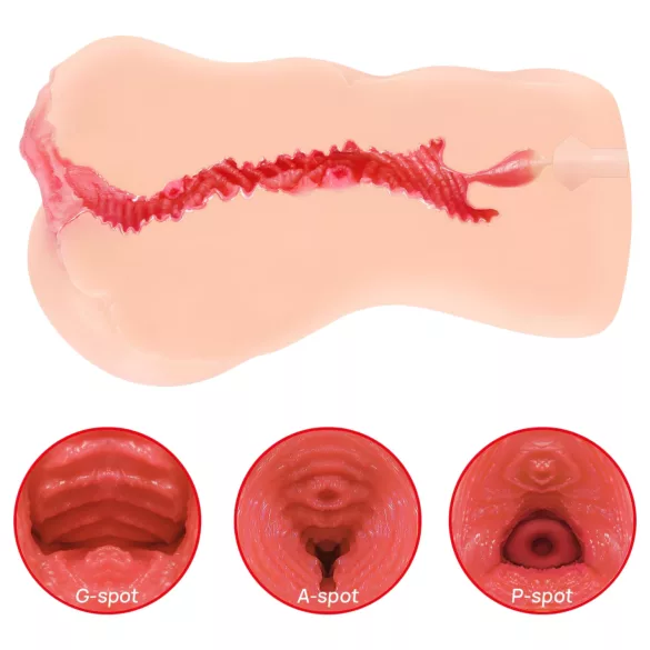 Kokos Onahole 001 XL - lifelike vagina masturbator (natural)