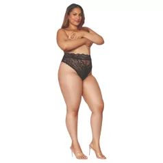 Dreamgirls - High-Waisted Lace Panty (Black)