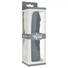 Classic Get Real - Realistic Silicone Vibrator (Black)