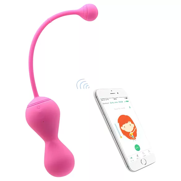 Magic Motion Kegel Master - App-controlled vibrating Kegel ball (pink)