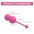 Magic Motion Kegel Master - App-controlled vibrating Kegel ball (pink)
