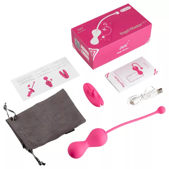 Magic Motion Kegel Master - App-controlled vibrating Kegel ball (pink)