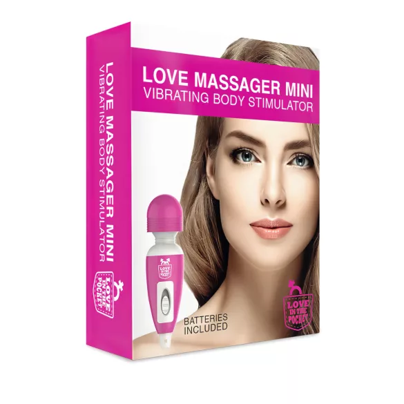 Love Wand - Mini Vibrating Massager (Pink)