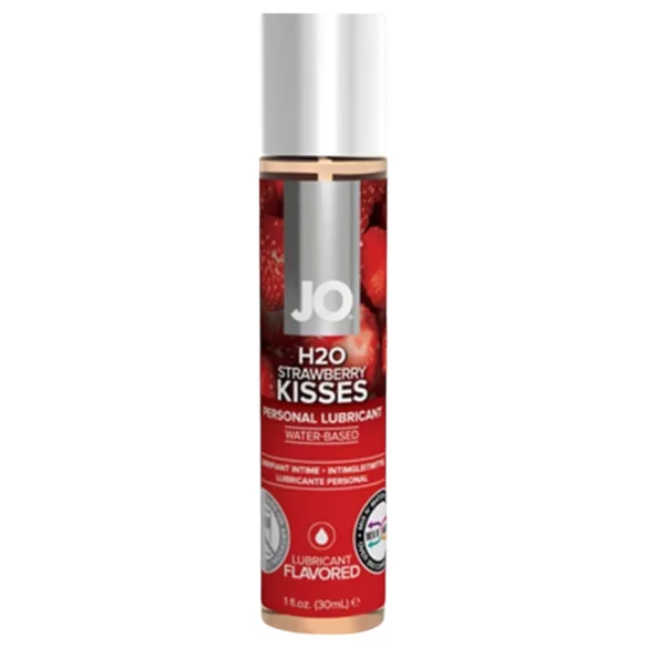JO H2O Strawberry Kiss - Water-Based Lubricant (30ml)