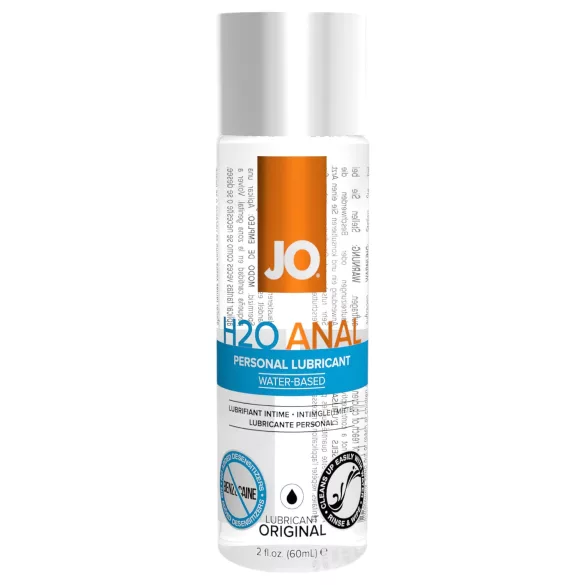 System JO - H2O Anal Original - water-based anal lubricant (60 ml)