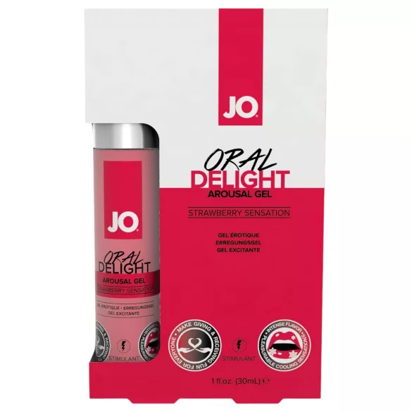 System JO Oral Delight - Cooling Edible Lubricant - Strawberry (30ml)