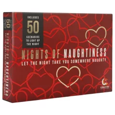   FIFTY NIGHTS OF NAUGHTINESS - Adult Party Game (English Version)