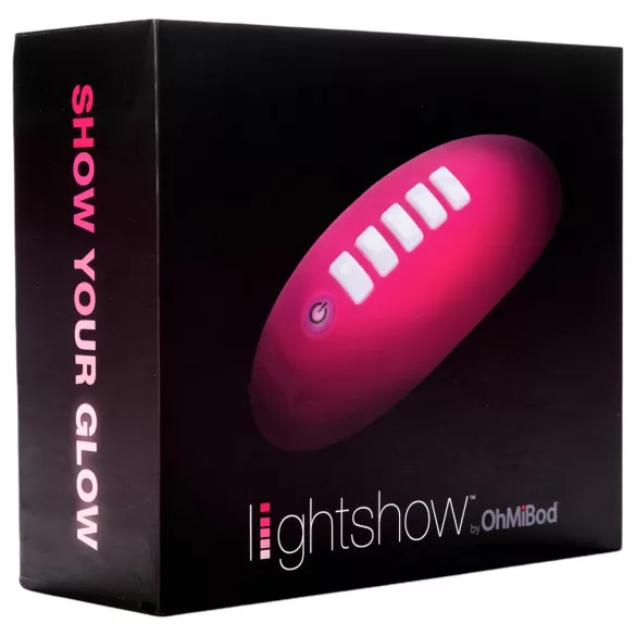 OhMiBod Lightshow - App-controlled clitoral vibrator with LED light (pink)