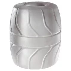 SilaSkin Testicle Ring & Stretcher (White)