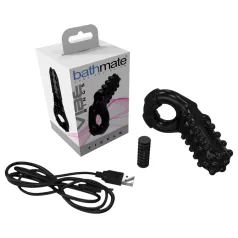 Bathmate Vibe Ring Tickle - Vibrating Silicone Ring (Black)