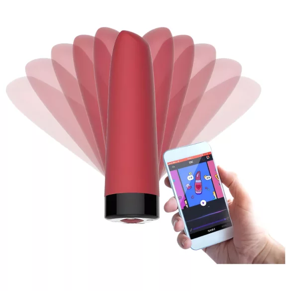Magic Motion Awaken - Smart Rechargeable Mini Wand Vibrator (Red)