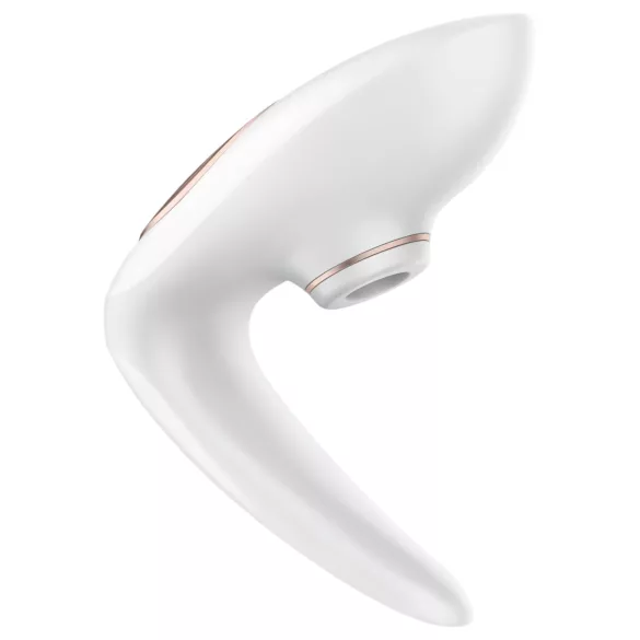 Satisfyer Pro 4 Couples - Rechargeable Airwave Partner Vibrator (White)