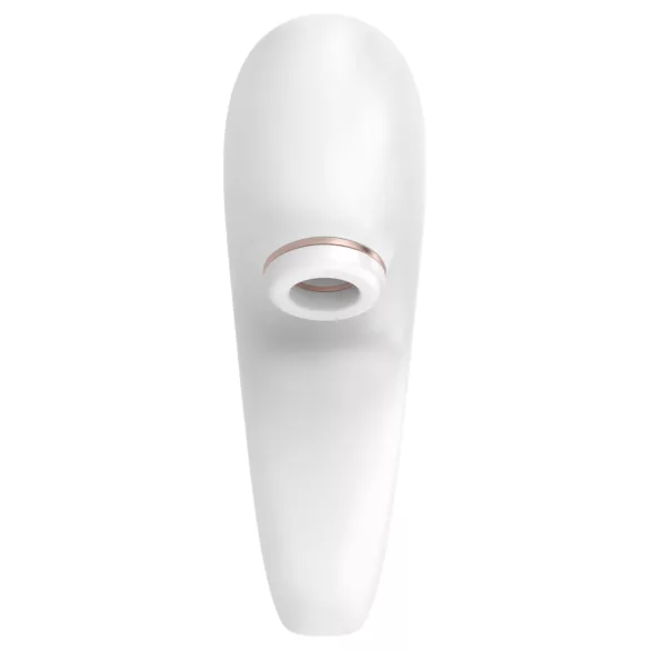 Satisfyer Pro 4 Couples - Rechargeable Airwave Partner Vibrator (White)