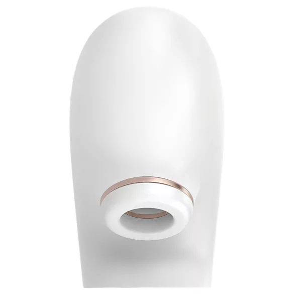 Satisfyer Pro 4 Couples - Rechargeable Airwave Partner Vibrator (White)