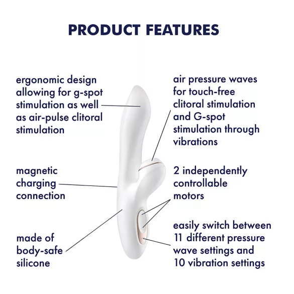 Satisfyer Pro+ G-Spot - clitoral stimulator and G-spot vibrator