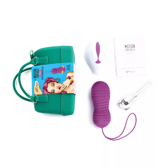 FEELZTOYS Foxy - Waterproof Vibrating Egg (Purple)