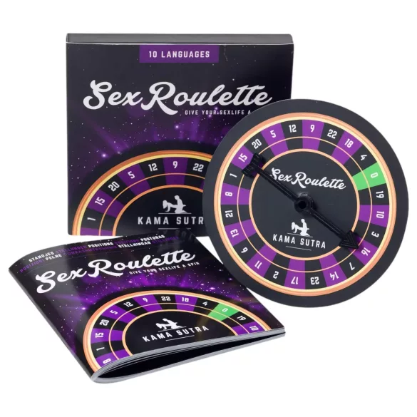 Kama Sutra Sex Roulette - Multi-Language Adult Board Game (10 Languages)