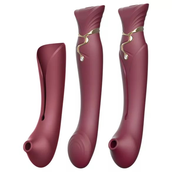 ZALO Queen - Airwave G-spot & Clitoral Vibrator (Red)