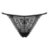 Obsessive Intensa - Strappy Lace Thong (Black)