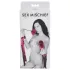 S&M - Beginner's Satin Bondage Set (Red) - 4 Pieces