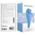 FEELZTOYS Femmegasm - Rechargeable 2-in-1 Clitoral Vibrator (Blue)