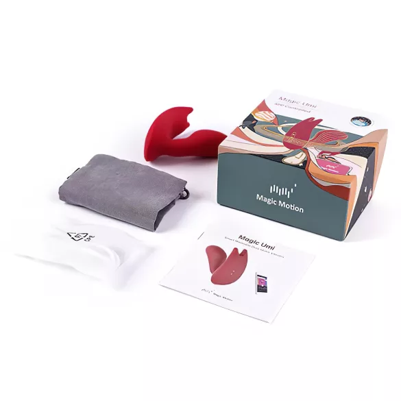 Magic Motion Umi - App-controlled wearable vibrator (red)